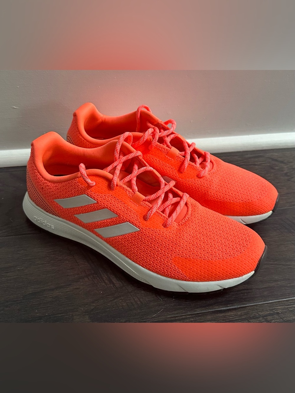 adidas Women's Bright Orange Athletic Running Shoes